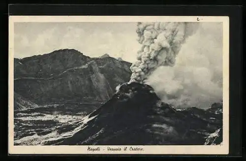 AK Napoli, Vesuvio il Cratere