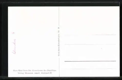 AK Serie: die heilige Schrift, Auferweckung des Jünglings zu Naim