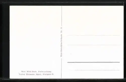 Künstler-AK Fusswaschung, Szene aus der Bibel