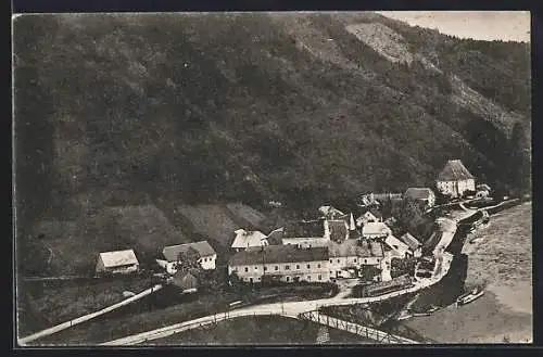 AK Kirchberg ob der Donau, Blick auf Obermühl an der Donau