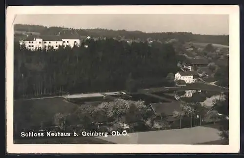 AK Neuhaus b. Geinberg, Blick auf das Schloss