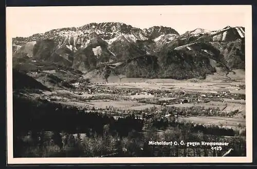 AK Micheldorf /O.-Oe., Ansicht gegen Kremsmauer