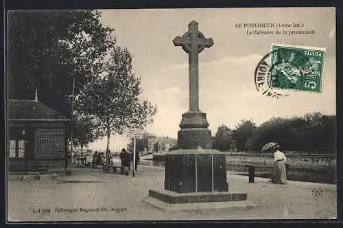 AK Le Pouliguen, Le Calvaire de la promenade