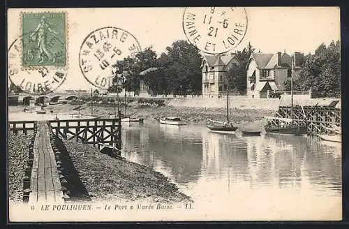 AK Le Pouliguen, Le Port a maree Basse