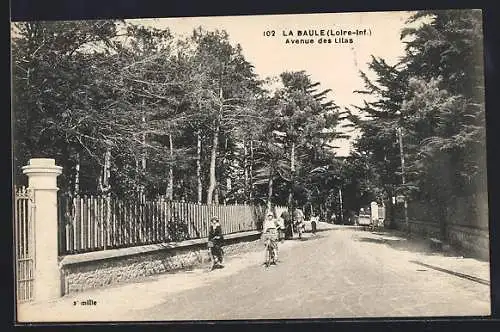 AK La Baule, Avenue de Lilas