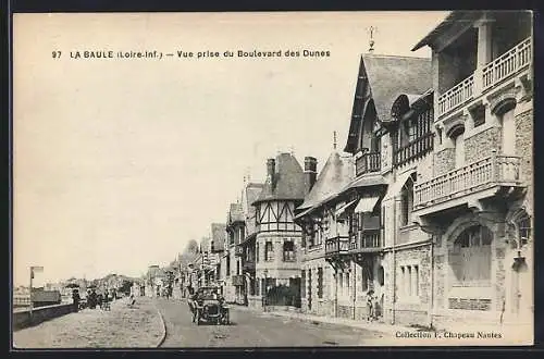 AK La Baule, Vue prise du Boulevard des Dunes