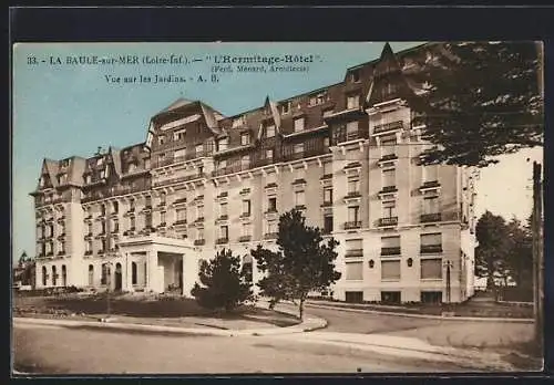 AK La Baule-sur-Mer, L` Hermitage-Hotel, vue sur les Jardins