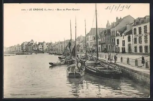 AK Le Croisic, Quai du Port Ciguet