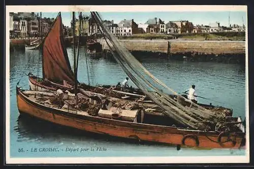 AK Le Croisic, Depart pour la Peche
