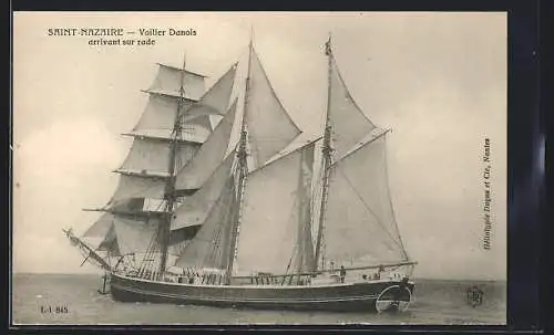 AK Saint-Nazaire, Voillier Danois arrivant sur trade