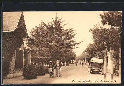 AK La Baule, Allée des Lilas