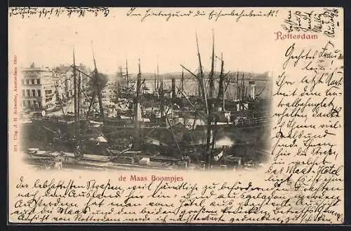 AK Rotterdam, de Maas Boompjes