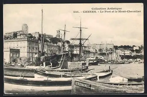 AK Cannes, Le Port et le Mont-Chevalier