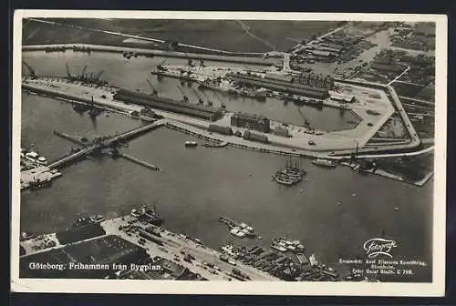 AK Göteborg, Frihamnen fran flygplan