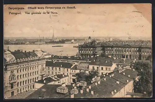 AK Petrograd, Vue générale de la Neva