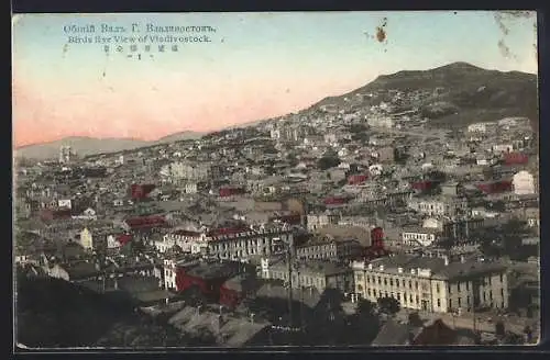 AK Vladivostok, Totalansicht der Stadt