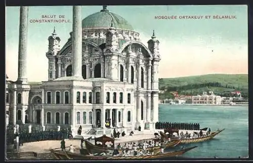 AK Constantinople, Mosquee Ortakeuy et Selamlik