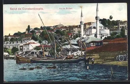AK Constantinople, Vue de Scutari