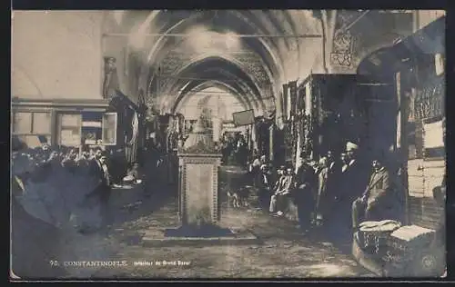 AK Constantinople, Intèrieur du Grand Bazar