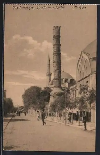 AK Constantinople, La Colonne brülée