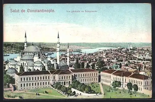 AK Constantinople, Vue générale de Suleymanie