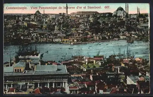 AK Constantinople, Vues Panoramique de la corne d`or et Stamboul