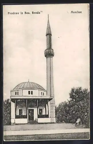 AK Bos. Brod, An der Moschee