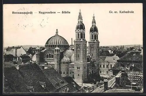 AK Hermannstadt, Gr. or. Kathedrale