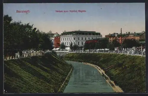 AK Bucuresti, Vedere spre Hotelul Regina