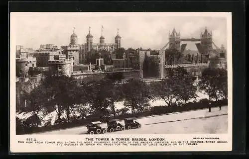 AK London, The Tower & Tower Bridge