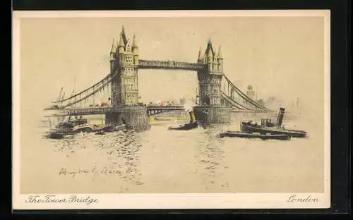 AK London, The Tower Bridge