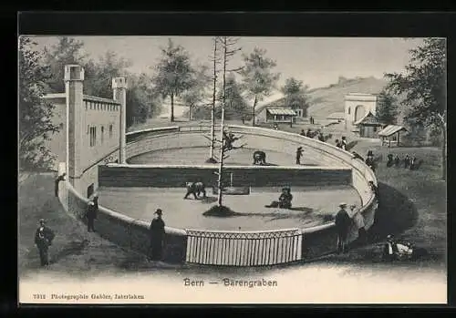 Künstler-AK Bern, Bärengraben