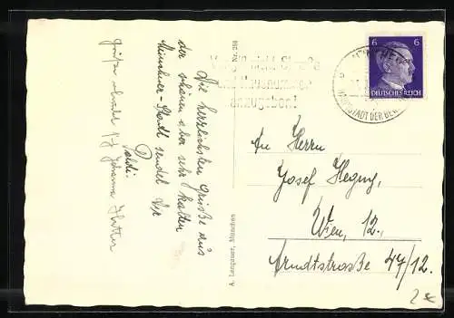 AK München, Bavaria und Ruhmeshalle