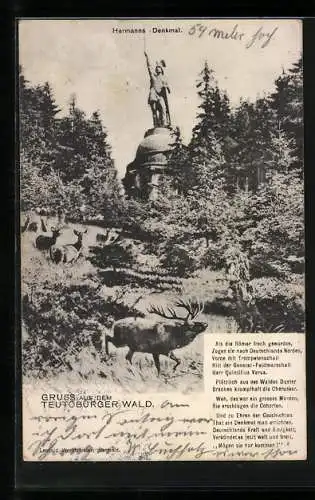 AK Hermanns-Denkmal im Teutoburger Wald