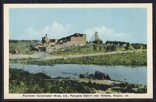 AK Porcupine District near Timmins, Paymaster Consolidated Mines Ltd.