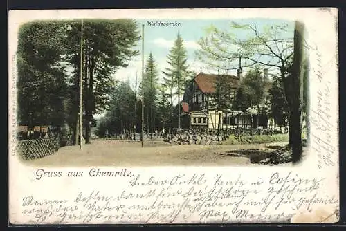 AK Chemnitz, Gasthaus Waldschenke Zeisigwald