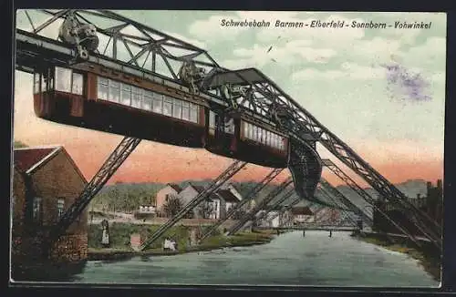 AK Barmen, Schwebebahn Barmen-Elberfeld-Sonnborn-Vohwinkel