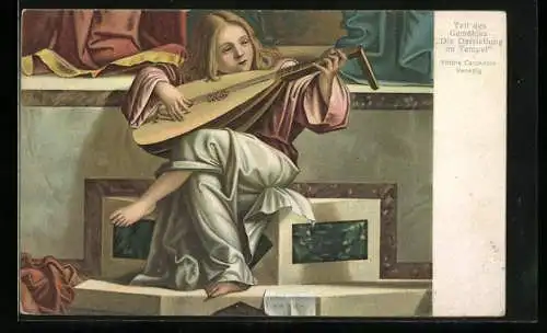 Künstler-AK Stengel & Co. Nr. 29872: Die Darstellung im Tempel, Vittore Carpaccio