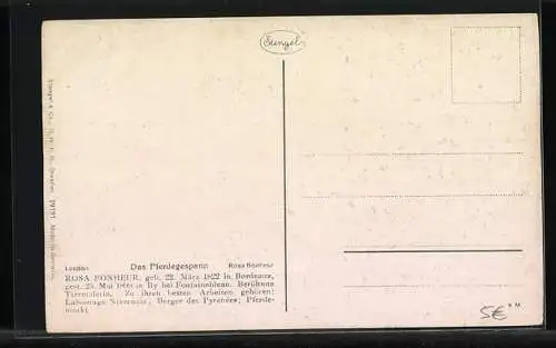 Künstler-AK Stengel & Co. Nr. 29191: Das Pferdegespann