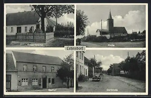 AK Lehnsdorf, Gasthof, Dorfstrasse