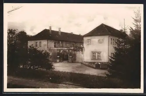 AK Senftenberg N. L., Blick aufs Schloss