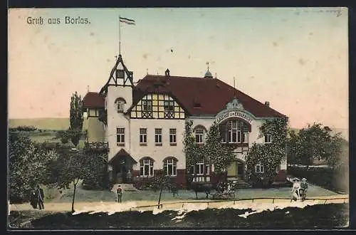 AK Borlas, Gasthof zum Erbgericht