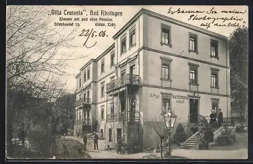 AK Bad Kissingen, Hotel Villa Teutonia, J. Vogt