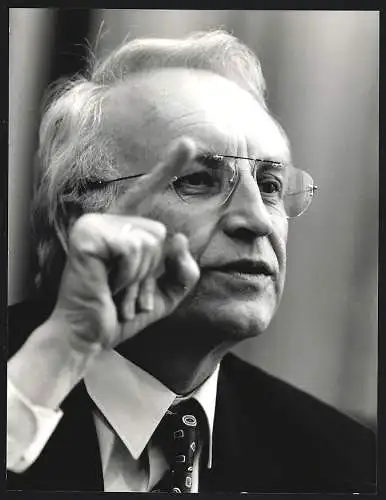 Fotografie imo, Bonn, Edmund Stoiber, CSU-Ministerpräsident von Bayern, bei einer Rede, 1995