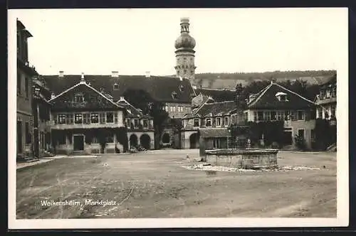 AK Weikersheim, Marktplatz