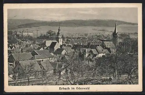 AK Erbach / Odenwald, Totalansicht