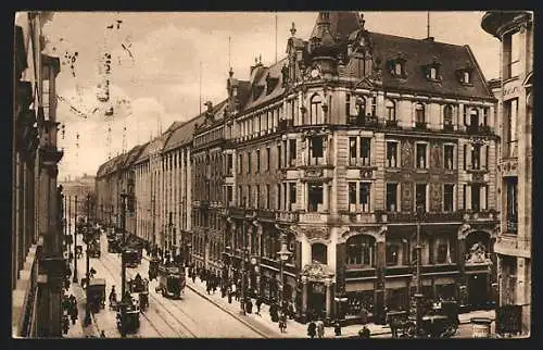 AK Berlin, Blick in die Leipzigerstrasse