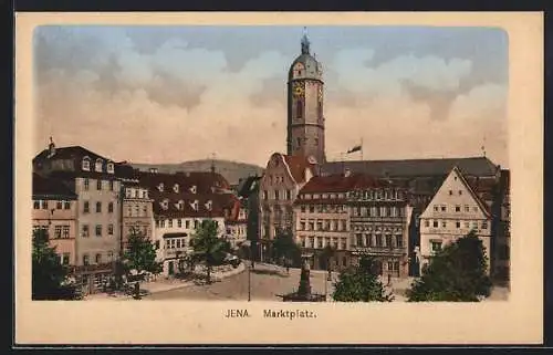 AK Jena, Blick auf den Marktplatz