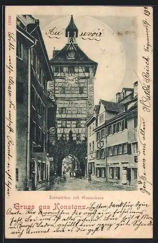 AK Konstanz, Schnetztor mit Hussenhaus