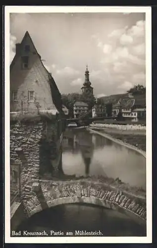 AK Bad Kreuznach, Partie am Mühlenteich